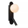 KELLY LED gultas/sienas lampa 3,5 W 3000K melna (Lucide)