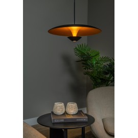 KENNETH piekaramā lampa Ø 40 cm LED 12W 2700K, melna (Lucide)