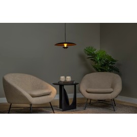 KENNETH piekaramā lampa Ø 40 cm LED 12W 2700K, melna (Lucide)