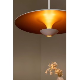 KENNETH piekaramā lampa Ø 40 cm LED 12W 2700K, balta (Lucide)