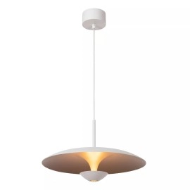 KENNETH piekaramā lampa Ø 40 cm LED 12W 2700K, balta (Lucide)