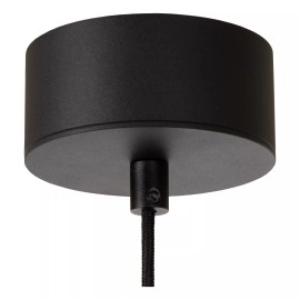 KENNETH piekaramā lampa Ø 80 cm LED 22W 2700K, melna (Lucide)