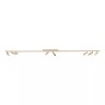 KEONI griestu spot gaismeklis 8xG9 taupe (Lucide)
