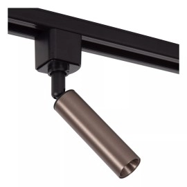 TRACK KEONI sliežu prožektors 1xG9 kafijas krāsā (Lucide)