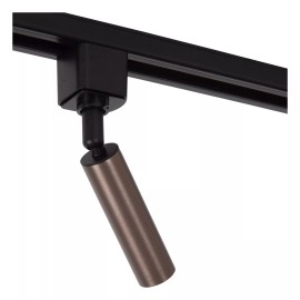 TRACK KEONI sliežu prožektors 1xG9 kafijas krāsā (Lucide)