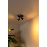 KIANTI griestu prožektors Ø15 cm 2xGU10 50W melna (Lucide)