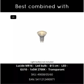 KIANTI griestu prožektors Ø15 cm 2xGU10 50W taupe (Lucide)