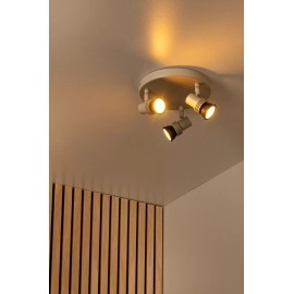 KIANTI griestu prožektors Ø21 cm 3xGU10 50W taupe (Lucide)