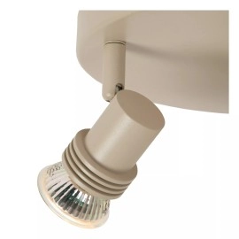 KIANTI griestu prožektors Ø21 cm 3xGU10 50W taupe (Lucide)