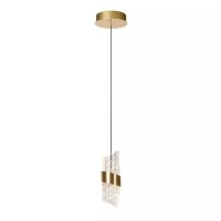 KLIGANDE piekaramā lampa LED 1x9 W 2700 K Ø13 cm matēts zelts / misiņš (Lucide)