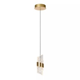 KLIGANDE piekaramā lampa LED 1x9 W 2700 K Ø13 cm matēts zelts / misiņš (Lucide)