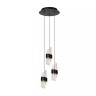 KLIGANDE piekaramā lampa LED 3x8 W 2700 K Ø25 cm melna (Lucide)