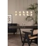 KLIGANDE piekaramā lampa LED 5x7,8 W 2700 K 84 cm matēts zelts / misiņš (Lucide)
