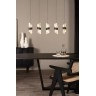 KLIGANDE piekaramā lampa LED 5x7,8 W 2700 K 84 cm melna (Lucide)
