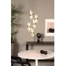 KLIGANDE piekaramā lampa LED 5x8 W 2700 K Ø30 cm matēts zelts / misiņš (Lucide)