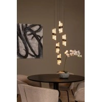 KLIGANDE piekaramā lampa LED 5x8 W 2700 K Ø30 cm melna (Lucide)