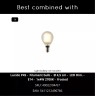 KNULLE galda lampa Ø15 cm 1xE14 40 W melna (Lucide)