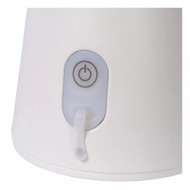 LA DONNA uzlādējama āra galda lampa Ø19,7 cm LED 2W 2700K balta (Lucide)