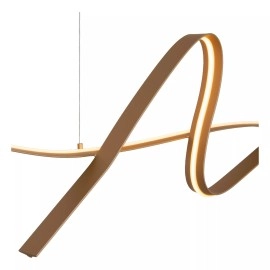 LAMBADA Piekaramā lampa LED dim 1x47W 2700K šampanieša krāsa (Lucide)