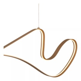 LAMBADA Piekaramā lampa LED dim 1x47W 2700K šampanieša krāsa (Lucide)