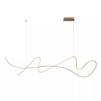 LAMBADA Piekaramā lampa LED dim 1x47W 2700K šampanieša krāsa (Lucide)