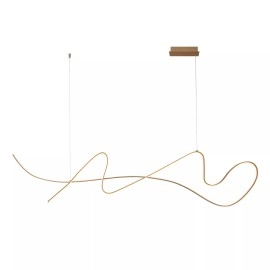 LAMBADA Piekaramā lampa LED dim 1x47W 2700K šampanieša krāsa (Lucide)