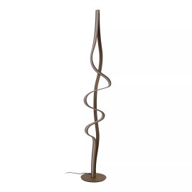 LAMBADA stāvlampa LED 38 W 2700K matēta zelta/misiņa krāsā (Lucide)