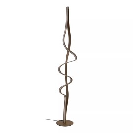 LAMBADA stāvlampa LED 38 W 2700K matēta zelta/misiņa krāsā (Lucide)