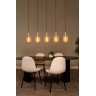 LAMBRES piekaramā lampa 164 cm 5×E27 pelēkbrūna (Lucide)