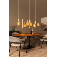 LAMBRES piekaramā lampa 6xE27 40 W taupe (Lucide)