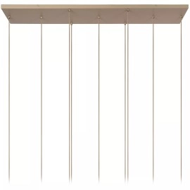 LAMBRES piekaramā lampa 6xE27 40 W taupe (Lucide)