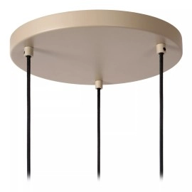 LAMBRES piekaramā lampa 3xE27 taupe tonī (Lucide)