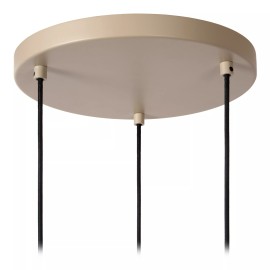 LAMBRES piekarama lampa 40x40 cm 3xE27 taupe (Lucide)
