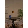 LAMBRES piekaramā lampa Ø 15 cm 1xE27 melna (Lucide)