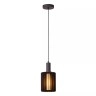 LAMBRES piekaramā lampa Ø 15 cm 1xE27 melna (Lucide)