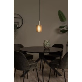 LAMBRES piekaramā lampa Ø 15 cm 1xE27 taupe tonī (Lucide)