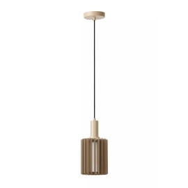 LAMBRES piekaramā lampa Ø 15 cm 1xE27 taupe tonī (Lucide)
