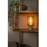 LAMBRES galda lampa Ø15 cm 1xE27 taupe (Lucide)