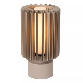 LAMBRES galda lampa Ø 15 cm 1xE27 taupe tonī (Lucide)