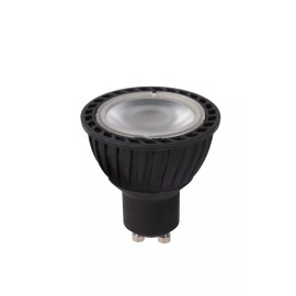MR16 LED spuldze GU10 1x5 W 2200–2700 K dimmējama melna (Lucide)