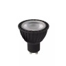 MR16 LED spuldze GU10 1x5 W 2200–2700 K dimmējama melna (Lucide)