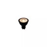 MR16 LED spuldze GU10 1x5 W 2200–2700 K dimmējama melna (Lucide)