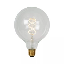 G125 Filament LED spuldze E27 1x4.9 W 2700 K dimmējama caurspīdīga (Lucide)