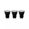 MR11 3 gab. LED spuldze GU10 (MR11) 3x3.8 W 2700 K dimmējama melna (Lucide)