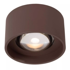 LENZ āra griestu prožektors LED 1x8W 2700K rūsganbrūns (Lucide)