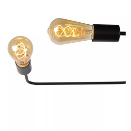 LESTER griestu lampa 6xE27 40W melna (Lucide)