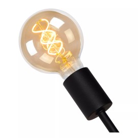 LESTER piekaramā lampa 6xE27 40W melna (Lucide)