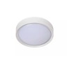 LEX plafons Ø25 cm 1 x 9 W E27 balta (Lucide)