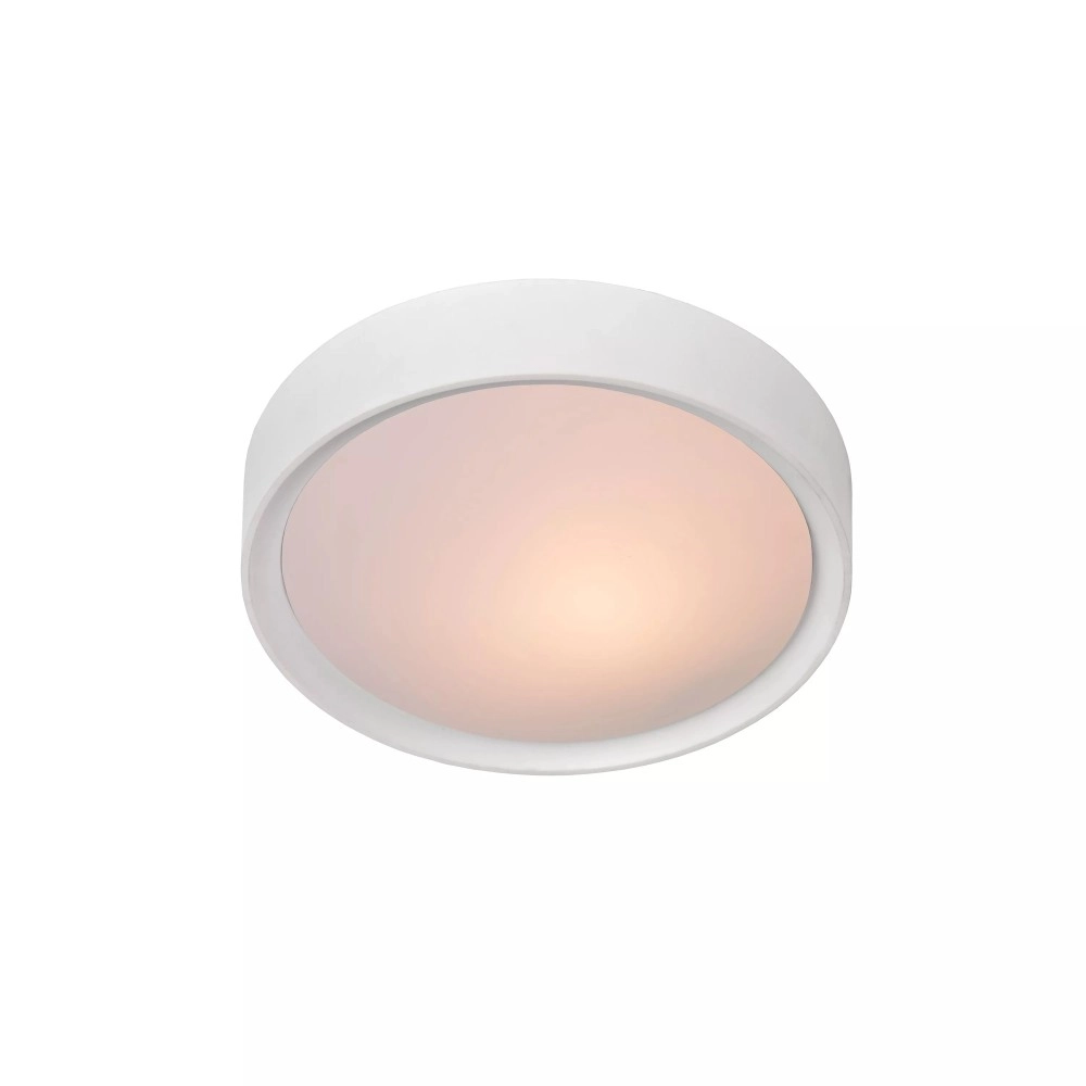 LEX plafons Ø25 cm 1 x 9 W E27 balta (Lucide)