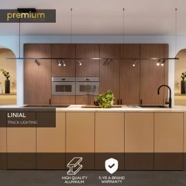 LINIAL 48V sliede 2 m satin gun metal (Lucide)